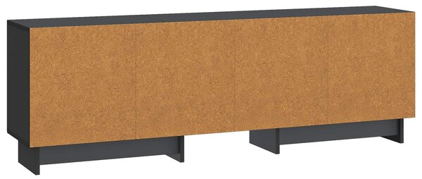 VidaXL TV szekrény Fekete 150 x 31 x 50 cm Mérnöki fa