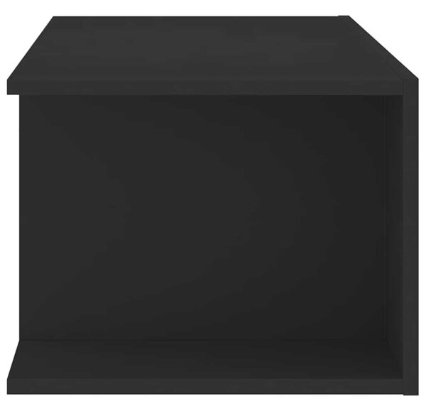 Fekete TV-szekrény LED lámpákkal 90 x 39 x 30 cm