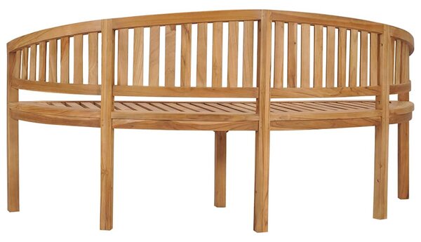 Tömör tíkfa banán alakú pad 180 cm