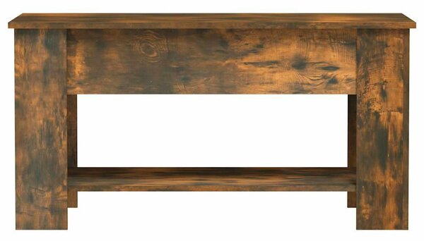 Füstös tölgy színű szerelt fa dohányzóasztal 101 x 49 x 52 cm