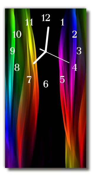 Téglalap alakú üvegóra Modern színes szivárvány színei 30x60