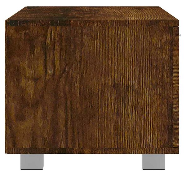 Füstös tölgy színű szerelt fa TV-szekrény 120 x 40,5 x 35 cm