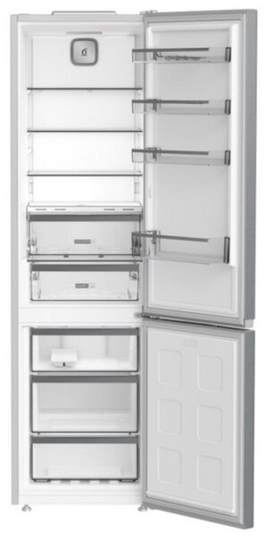 Whirlpool WHK 26362 XP5E Alulfagyasztós hűtőszekrény 316L, M:186.5, NoFrost, D energiaosztály, Inox