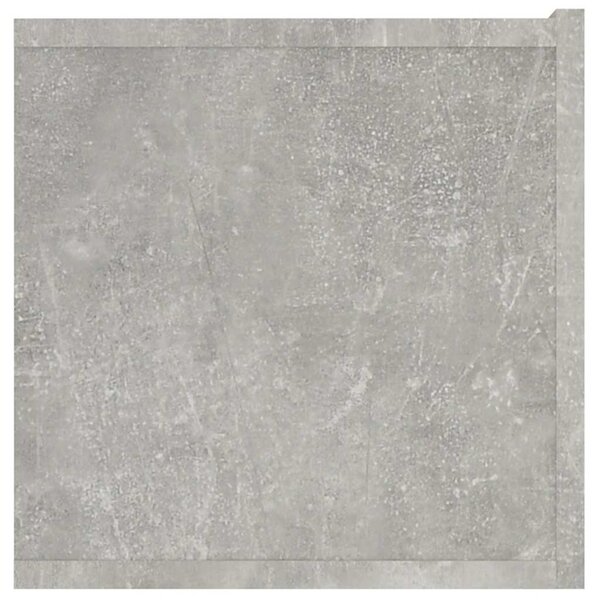 2 db betonszürke szerelt fa TV-szekrény 80 x 30 x 30 cm