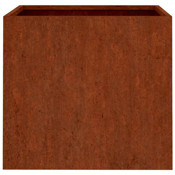2 db corten acél növénytartó 32 x 30 x 29 cm