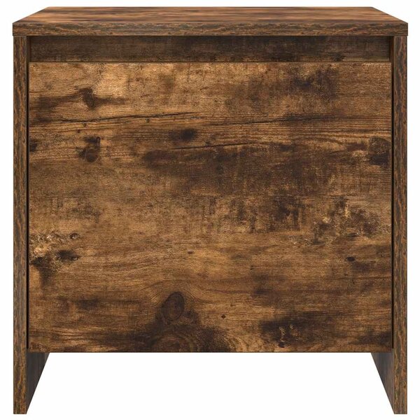 Füstös tölgy színű szerelt fa éjjeliszekrény 45x34x44 cm