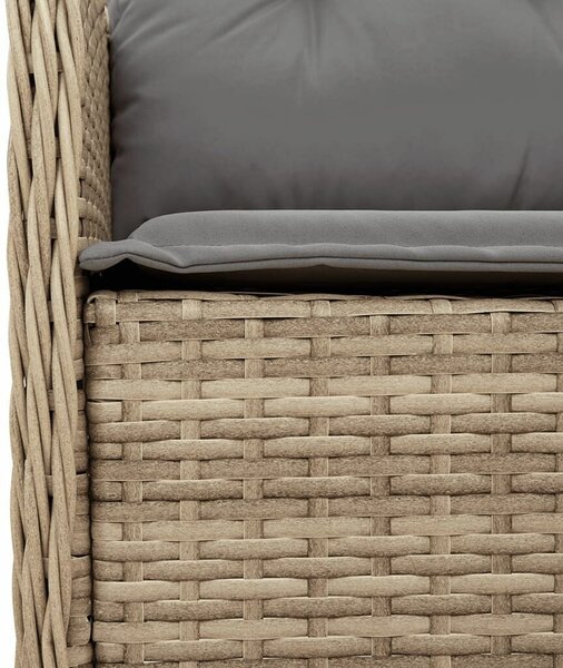 VidaXL Kerti Étkezőgarnitúra - Polyrattan - 9 részes