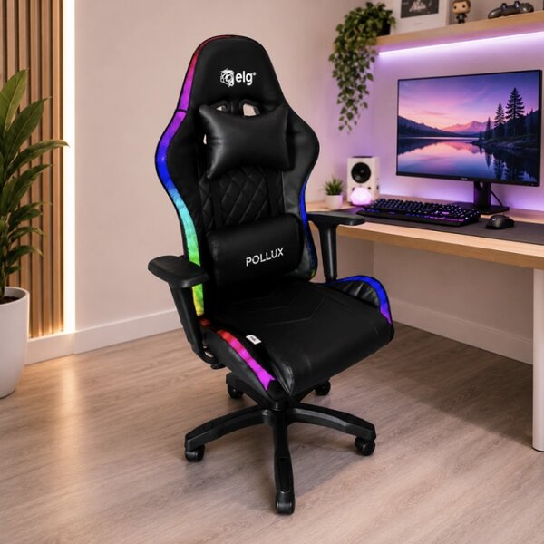 JAKS KO54 LED gamer szék RGB világítással