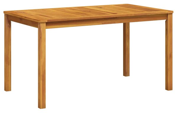 Tömör akácfa kerti asztal 140 x 80 x 74 cm