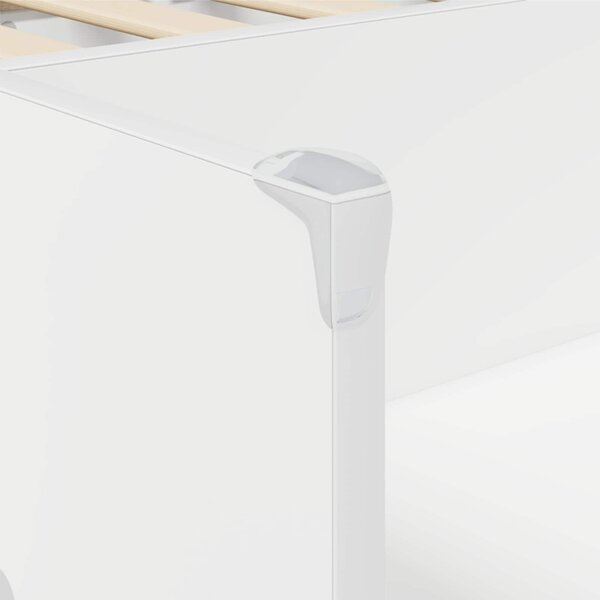 VidaXL Gyerekágy keret tárolóval Fehér 75 x 190 cm Szerelt Fa
