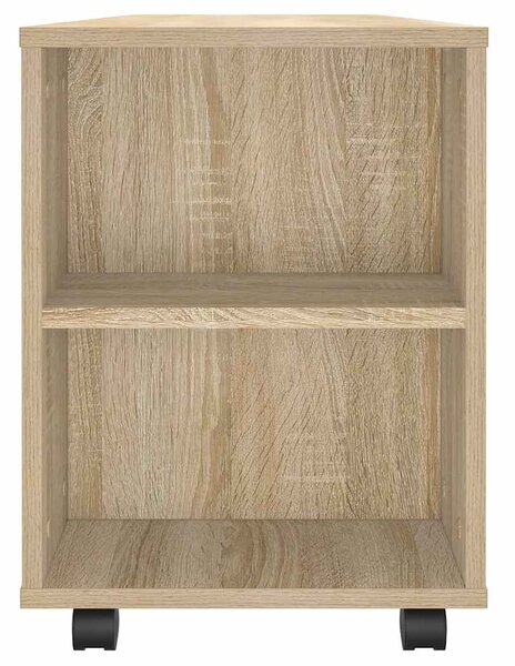 Sonoma tölgy színű szerelt fa TV-szekrény 102 x 34,5 x 43 cm