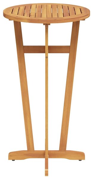 Tömör akácfa kerti bárasztal Ø60 x 105 cm