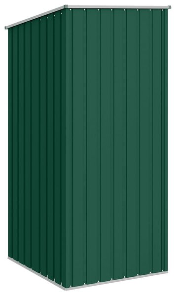 Zöld horganyzott acél kerti fészer 87 x 98 x 159 cm