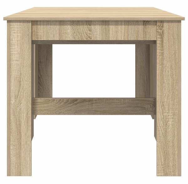 VidaXL Étkezőasztal 180 x 85 x 75 cm Szerelt Fa Sonoma Tölgy