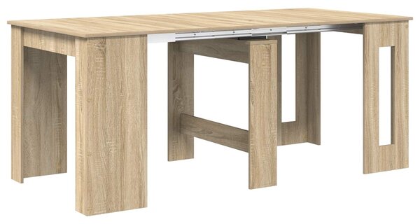VidaXL Étkezőasztal 180 x 85 x 75 cm Szerelt Fa Sonoma Tölgy