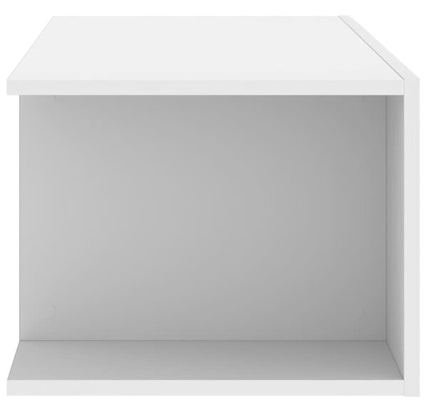 Fehér TV-szekrény LED-lámpákkal 90 x 39 x 30 cm