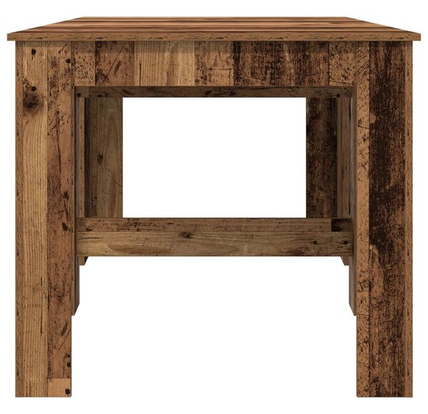 VidaXL Étkezőasztal 180 x 85 x 75 cm Szerelt Fa Antik Fa Négyszögletes