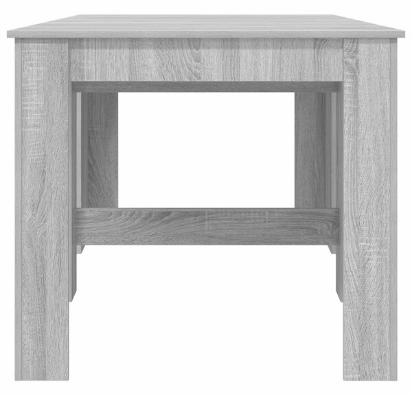 VidaXL Étkezőasztal 180 x 85 x 75 cm Szerelt Fa Szürke Sonoma