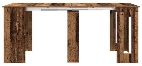 VidaXL Étkezőasztal 180 x 85 x 75 cm Szerelt Fa Antik Fa Négyszögletes