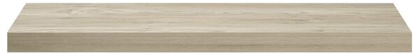 Tölgyszínű MDF lebegő fali polc 80 x 23,5 x 3,8 cm