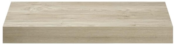 Tölgyszínű MDF lebegő fali polc 40 x 23,5 x 3,8 cm