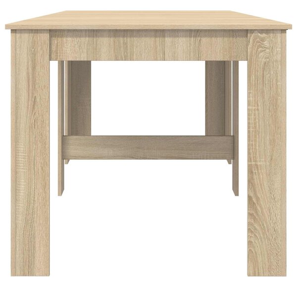 VidaXL Étkezőasztal 240 x 85 x 75 cm Szerelt Fa Sonoma Tölgy