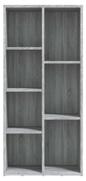 Szürke sonoma színű könyvszekrény 50 x 25 x 106 cm