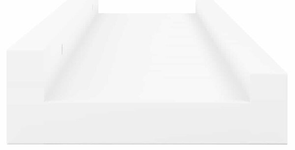 4 db fehér fali polc 60 x 9 x 3 cm