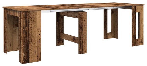 VidaXL Étkezőasztal 240 x 85 x 75 cm Szerelt Fa Antik Fa Négyszögletes