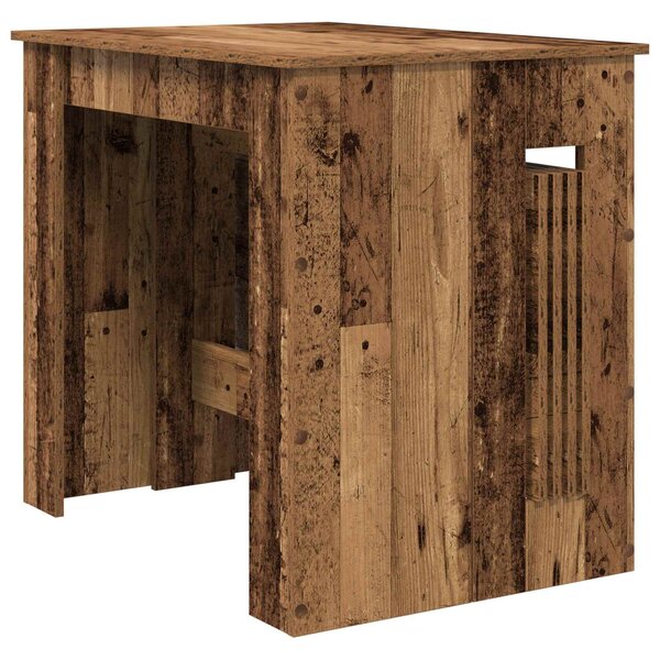 VidaXL Étkezőasztal 240 x 85 x 75 cm Szerelt Fa Antik Fa Négyszögletes