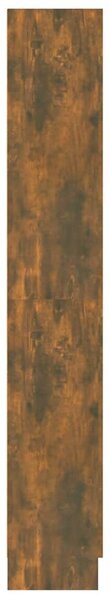 Füstös tölgy színű fa fürdőszobaszekrény 82,5x30,5x185,5 cm