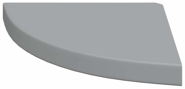 323923 Floating Corner Shelves 2 pcs Grey 35x35x3,8 cm MDF
