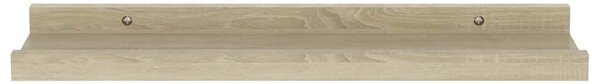 2 db sonoma tölgyfa fali polc 40 x 9 x 3 cm