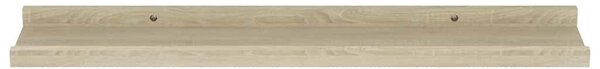 4 db sonoma tölgy színű fali polc 60 x 9 x 3 cm