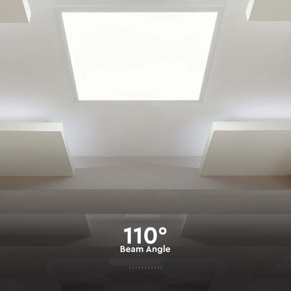 V-TAC süllyeszthető LED panel hideg fehér 40W 60 x 60cm, Philips tápegységgel - SKU 23823