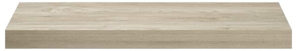 Tölgyszínű MDF lebegő fali polc 60 x 23,5 x 3,8 cm
