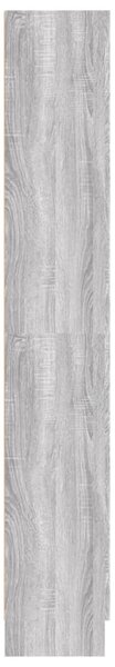 Szürke sonoma színű fa fürdőszobaszekrény 82,5x30,5x185,5 cm