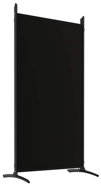 6 paneles fekete szövet térelválasztó 520x180 cm