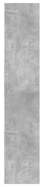 Betonszürke szerelt fa könyvszekrény 40 x 35 x 180 cm