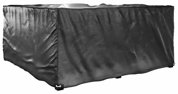 2 db L-alakú kerti bútorhuzat 12 fűzőlyukkal 185x185x90 cm
