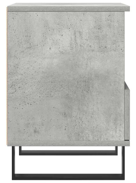 Betonszürke szerelt fa éjjeliszekrény 40x35x50 cm