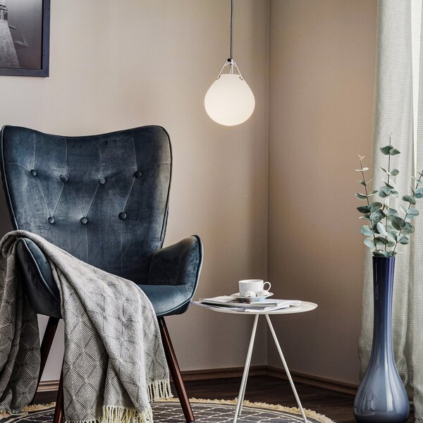 Függőlámpa Louis Poulsen, Moser, dimmable, Fehér, Nappali, Üveg, Dizájn
