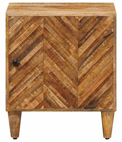 VidaXL Éjjeli asztal Barna 40 x 33,5 x 46 cm Tömör Mangófát