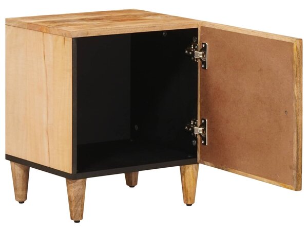 VidaXL Éjjeli asztal Barna 40 x 33,5 x 46 cm Tömör Mangófát