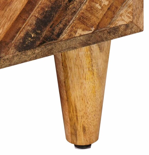 VidaXL Éjjeli asztal 2 pcs Barna 40 x 33,5 x 46 cm Tömör Mangófát