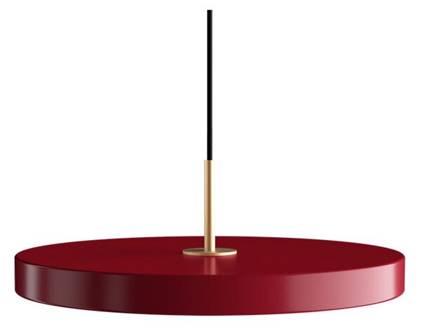 Asteria Plus Függőlámpa Medium Ruby Red/Brass - UMAGE