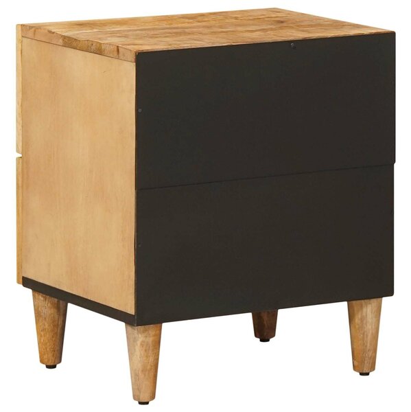 VidaXL Éjjeli asztal 2 pcs Barna 40 x 33,5 x 46 cm Tömör Mangófát