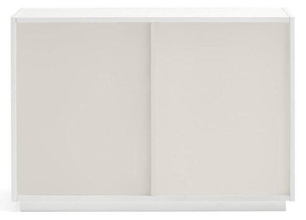 Fehér alacsony komód 100x70 cm Doric – Teulat
