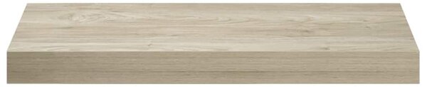 Tölgyszínű MDF lebegő fali polc 50 x 23,5 x 3,8 cm