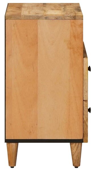 VidaXL Éjjeli asztal fiókkal Barna 50 x 33 x 60 cm Tömör Mangófát